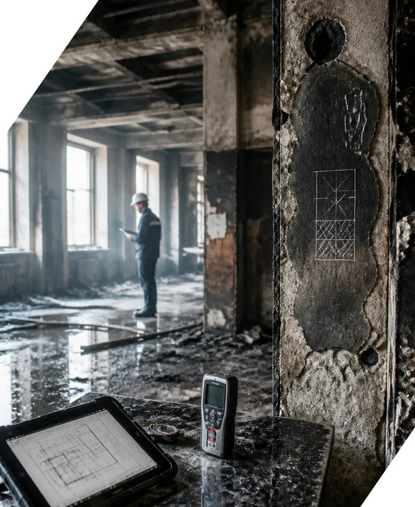 Обследование зданий после пожара в Смоленске от 15383 р. | ЭкспертизаРоссия